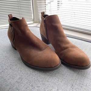 BOGO free [Carlos Santana] brown ankle booties
